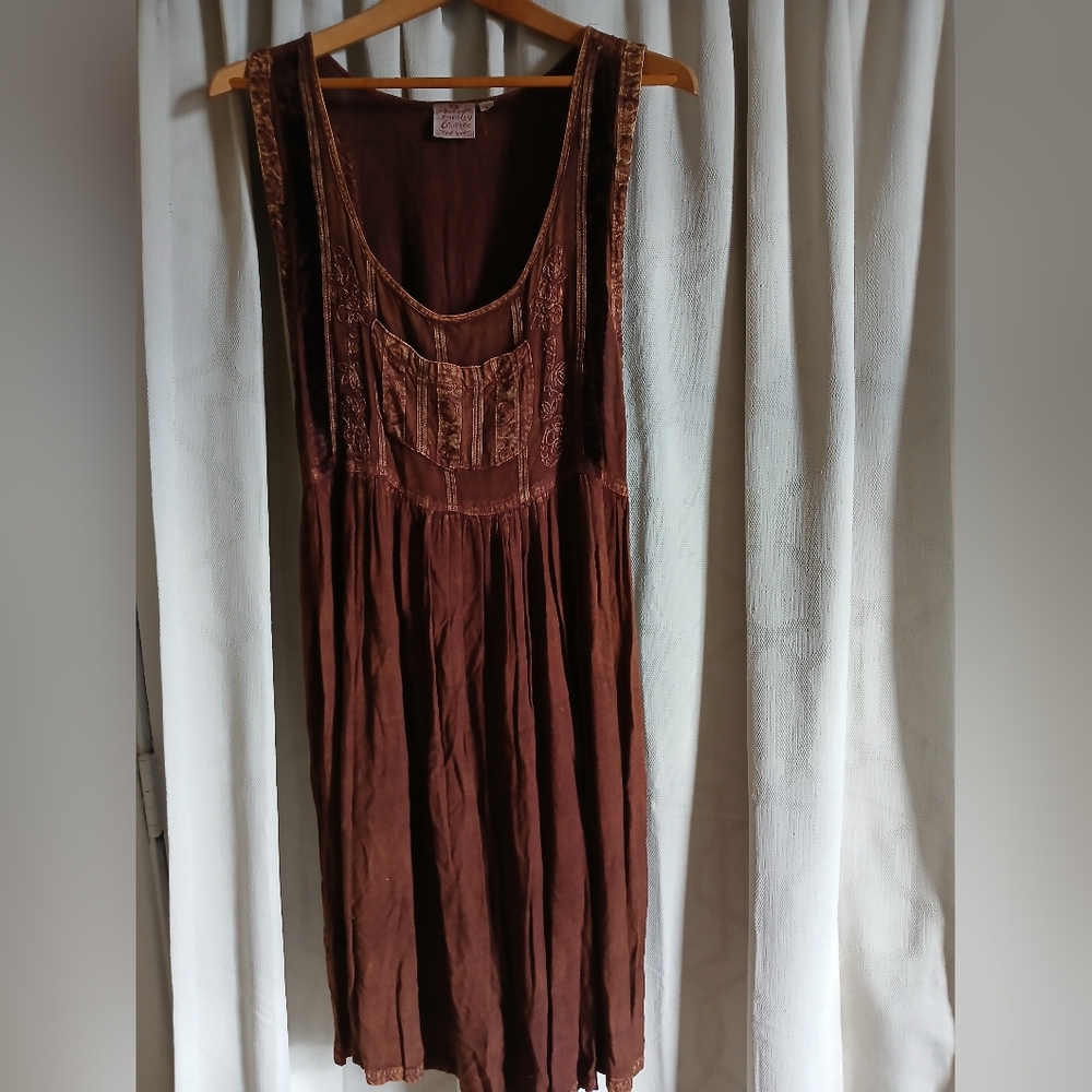 Parsley And Sage Sleeveless Dress Large